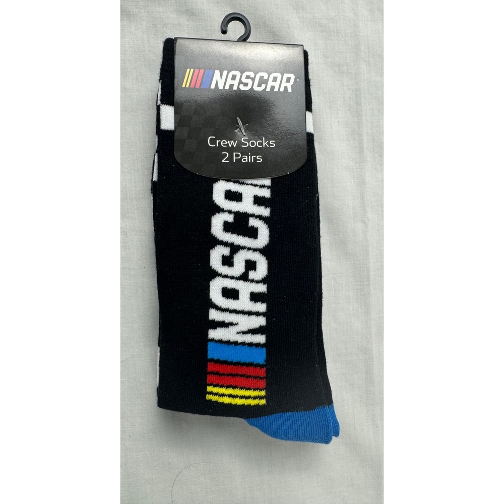 NASCAR Crew Socks 2 Pairs Men's Shoe Size 8-12